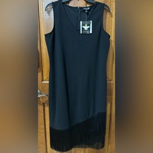 NWT Anthony Original Sleeveless Fringe Hem Dress